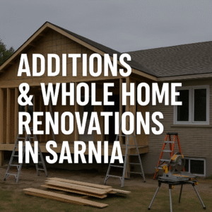 building a porch image for additions whole home renovations sarnia